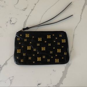 Studded Leather Pouch